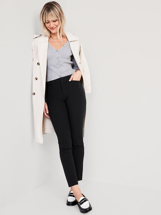 Mid-Rise Pixie Skinny Ankle Pants