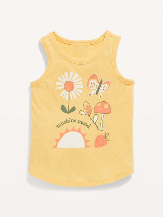 Graphic Tank Top for Toddler Girls
