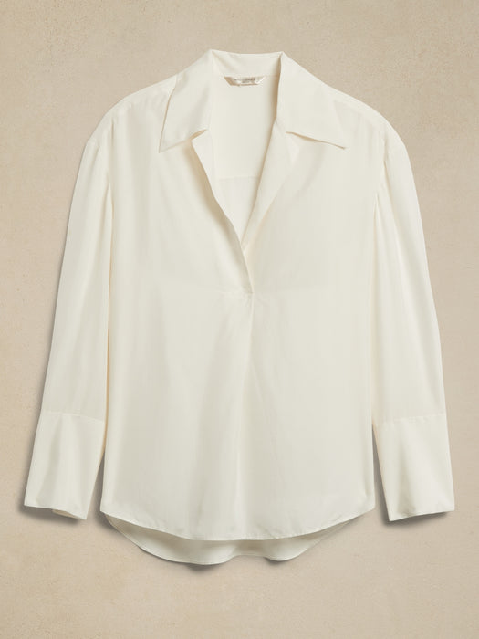 Aurora Mulberry Silk Shirt