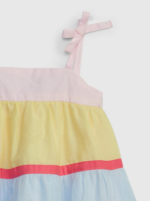 Baby Colorblock Tiered Dress