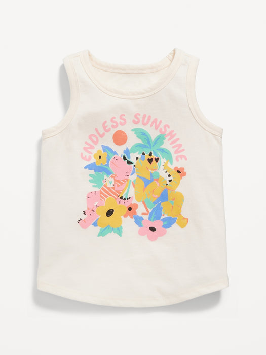 Graphic Tank Top for Toddler Girls
