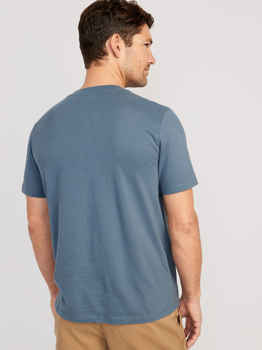 Soft-Washed Henley T-Shirt 3-Pack for Men