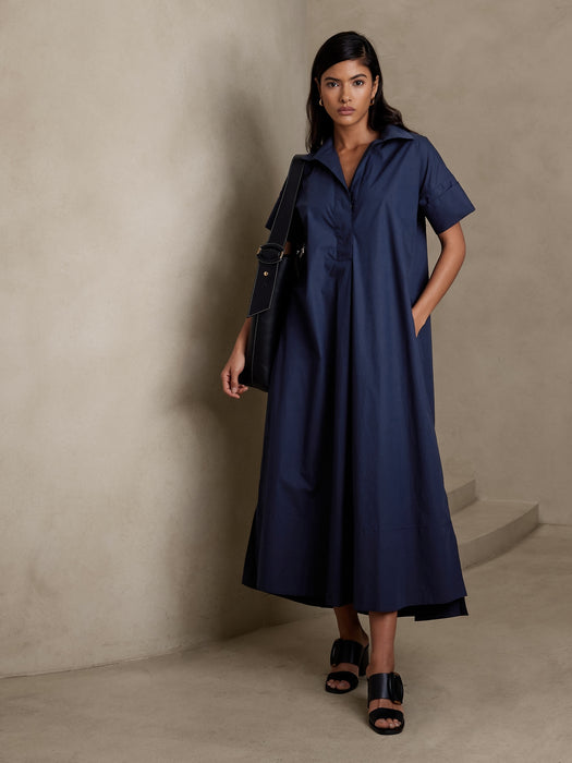 Rhyah Poplin Maxi Dress