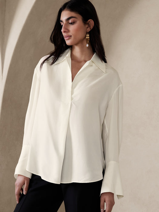Aurora Mulberry Silk Shirt