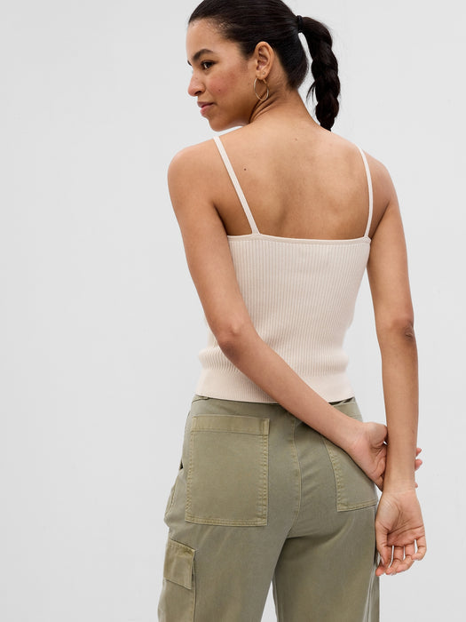 Rib Sweater Tank Top