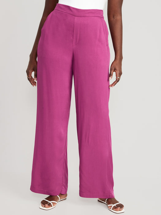 High-Waisted Playa Soft-Spun Wide-Leg Pants for Women