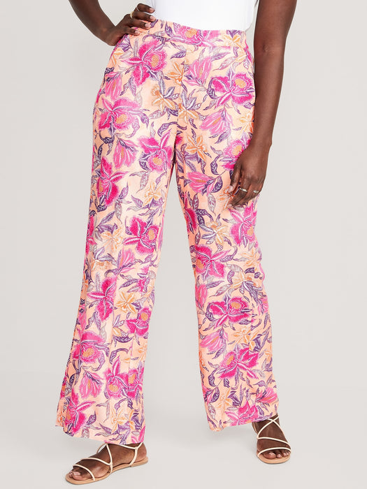 High-Waisted Playa Soft-Spun Wide-Leg Pants for Women