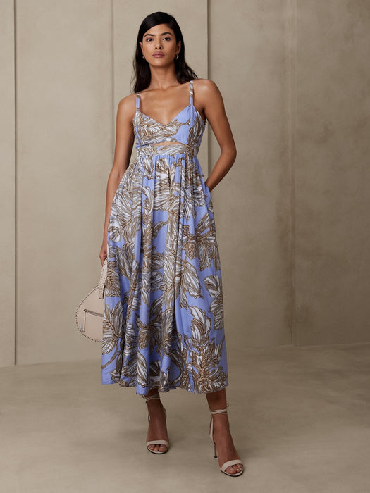 Isa Cotton-Silk Dress