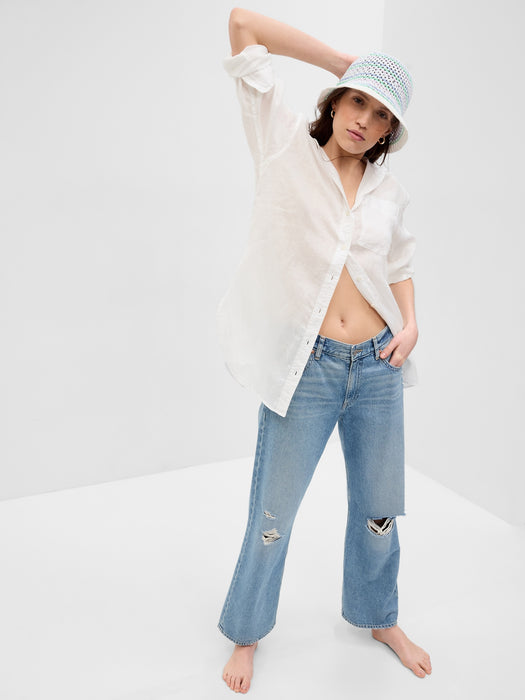 Linen Weekend Tunic Shirt