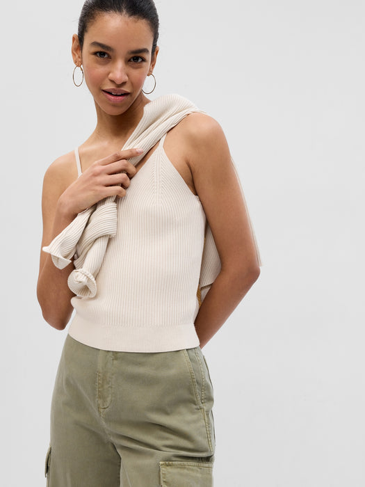 Rib Sweater Tank Top