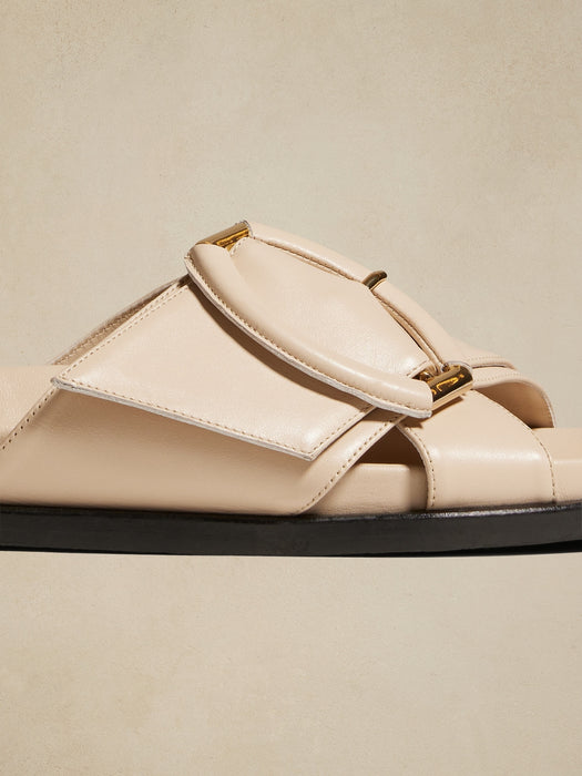 Ravello Leather Slide