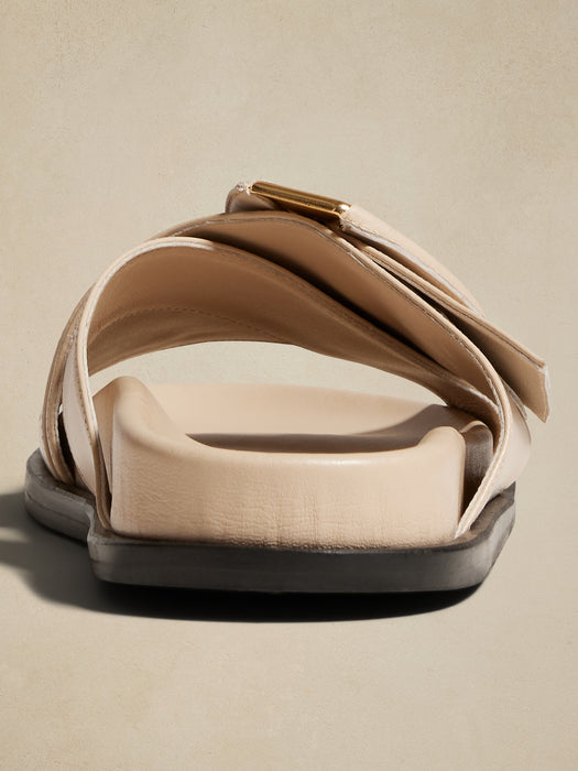 Ravello Leather Slide