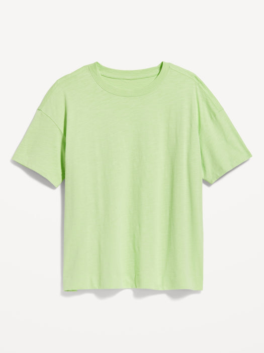 Vintage Slub-Knit T-Shirt for Women