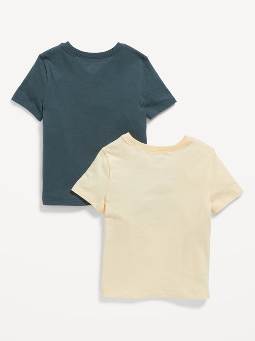 2-Pack Unisex Graphic T-Shirt for Toddler