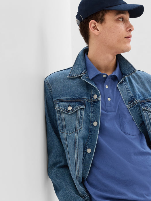 Slub Pocket Polo Shirt