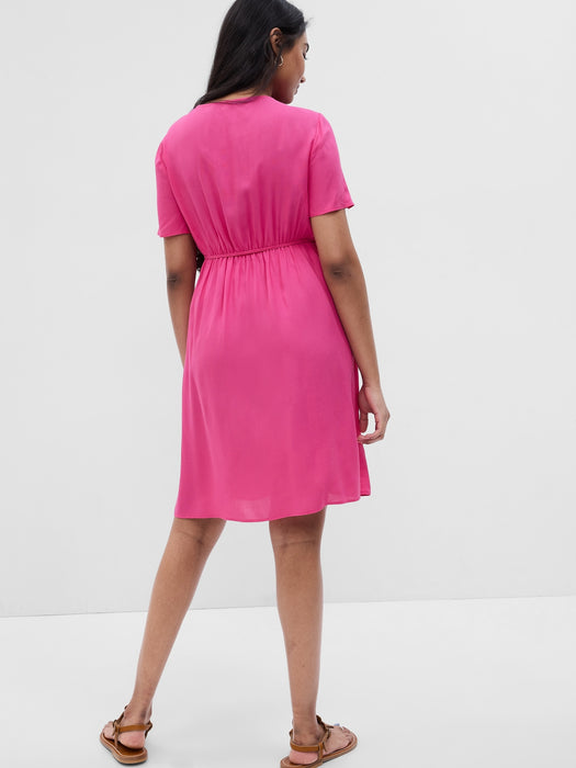 Maternity Tie-Waist Dress