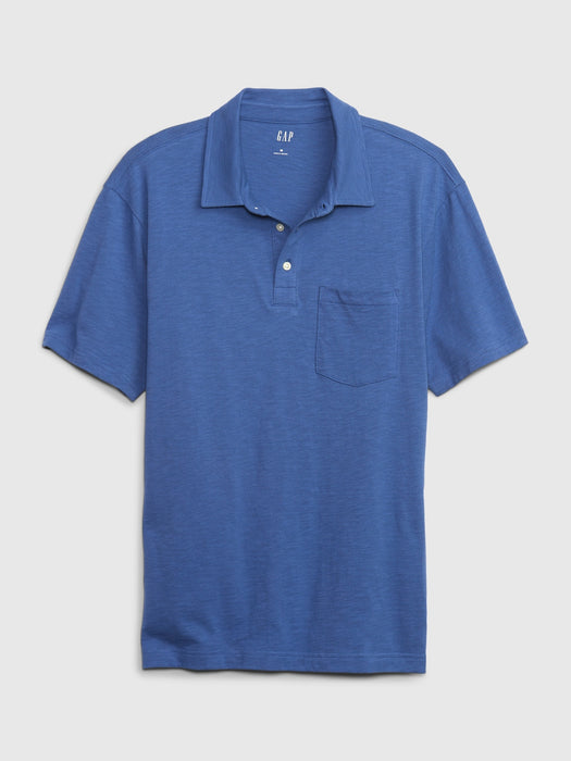 Slub Pocket Polo Shirt