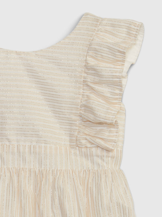 Baby Shiny Stripe Shorty One-Piece