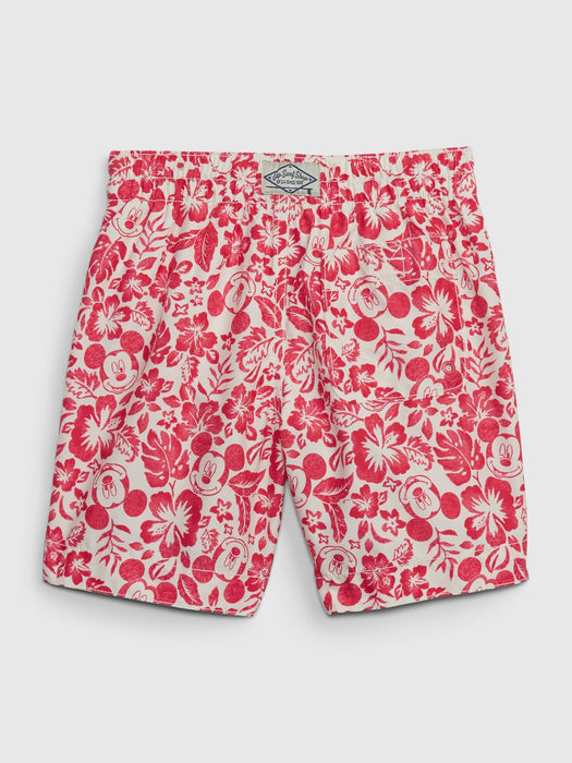 babyGap &#124 Disney 100% Recycled Mickey Mouse Swim Trunks