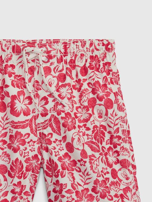babyGap &#124 Disney 100% Recycled Mickey Mouse Swim Trunks