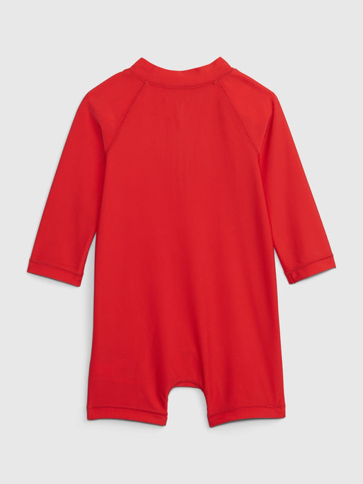 Baby Recycled Swim Rash Guard One-Piece