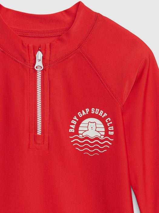 Baby Recycled Swim Rash Guard One-Piece