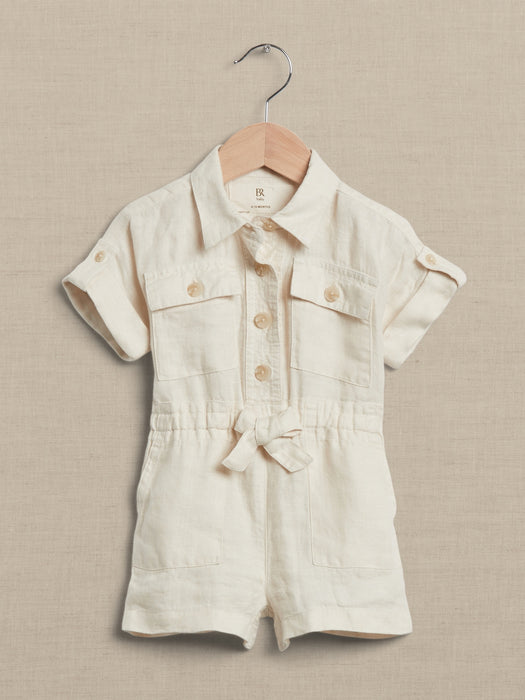 Linen Romper for Baby + Toddler