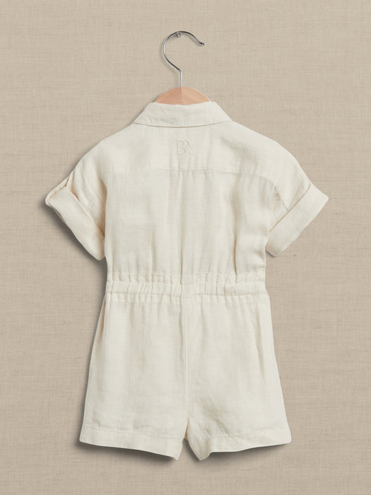 Linen Romper for Baby + Toddler