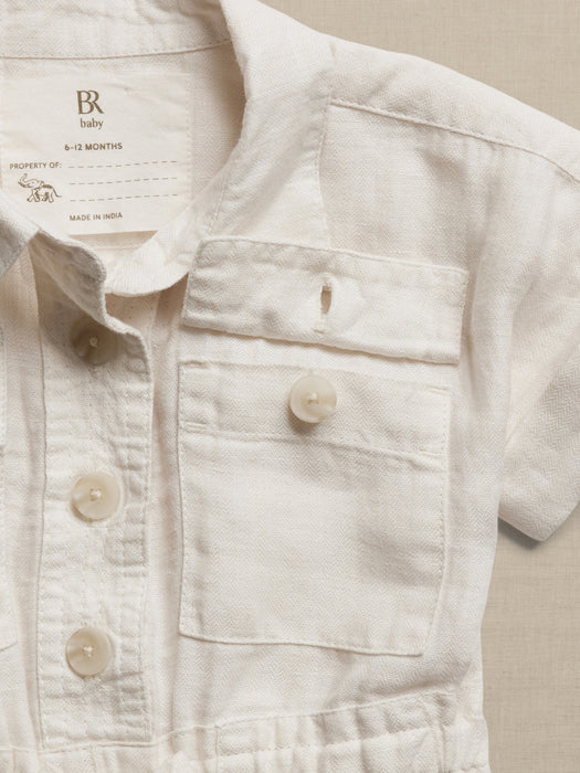 Linen Romper for Baby + Toddler