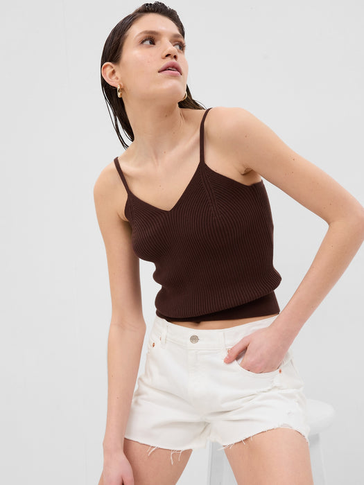 Rib Sweater Tank Top