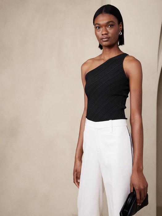 Emilia Ribbed Off-Shoulder Top