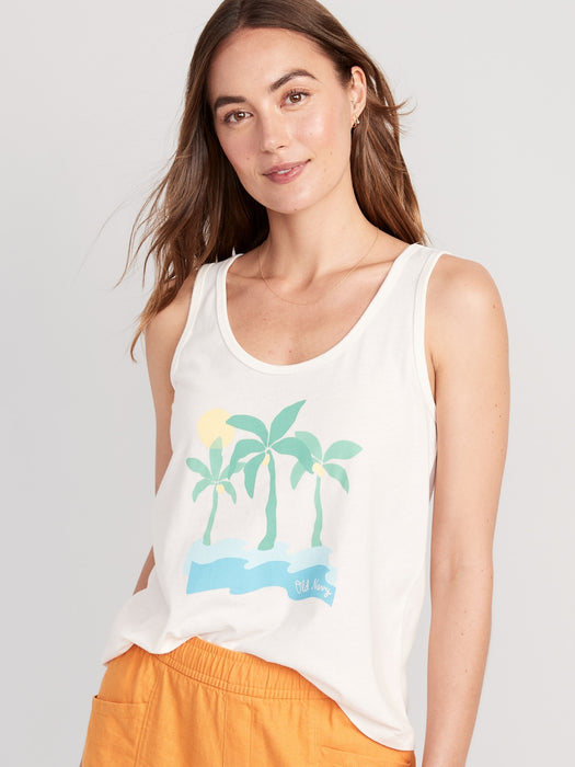 Logo Graphic Tank Top for Women