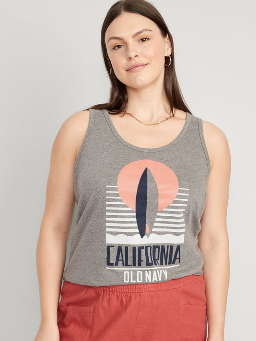Logo Graphic Tank Top for Women