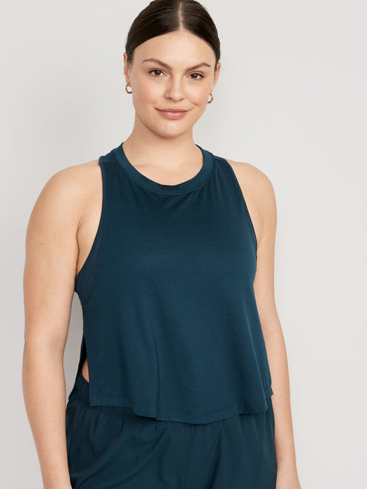 Sleeveless UltraLite All-Day Performance Cropped Top for Women