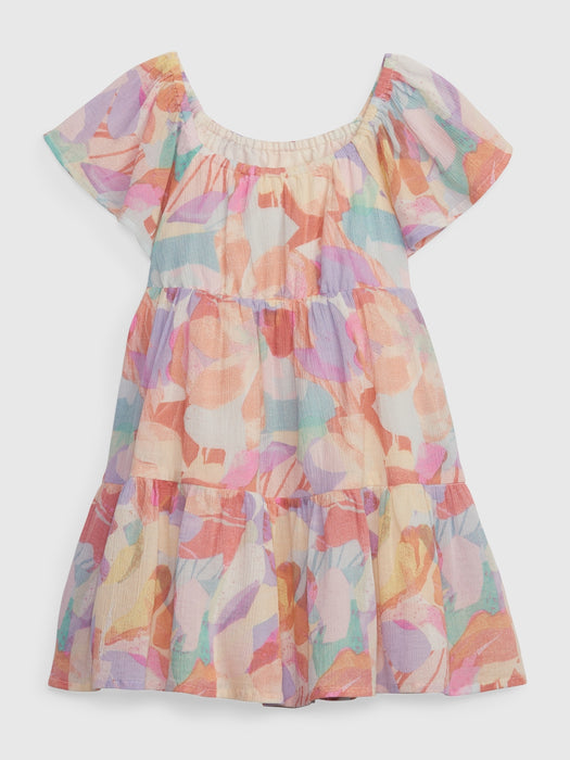Toddler Floral Tiered Dress