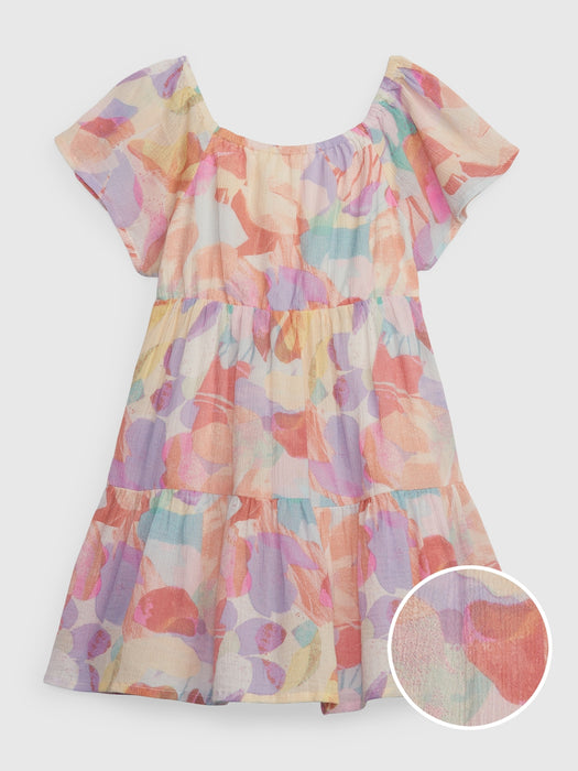 Toddler Floral Tiered Dress