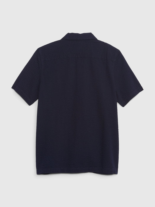 Kids Seersucker Shirt