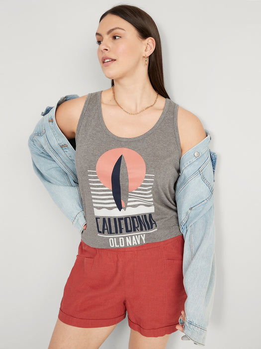 Logo Graphic Tank Top for Women