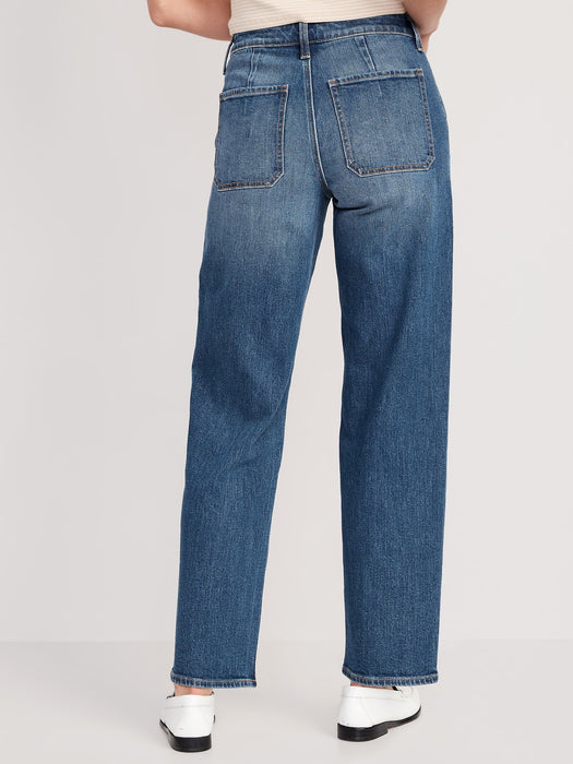 High-Waisted OG Loose Utility Jeans