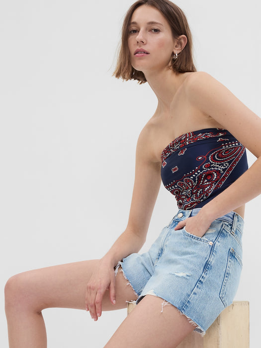 4" Low Rise Stride Denim Shorts