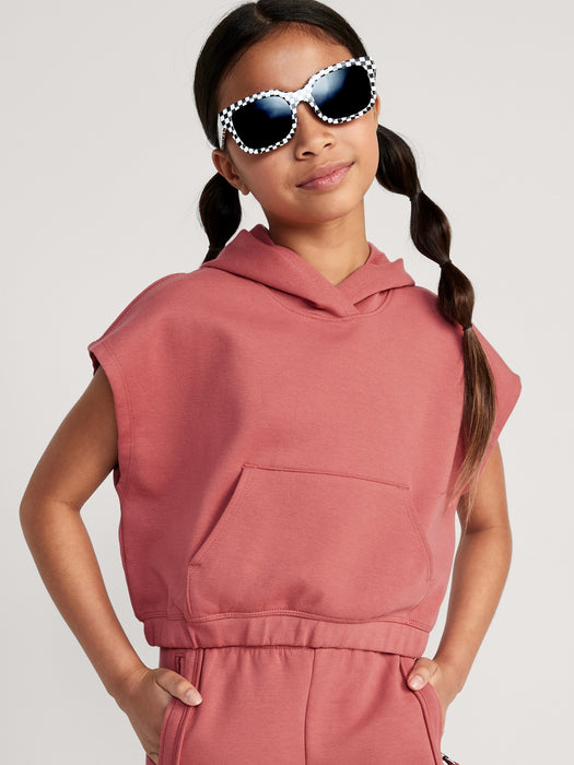 Dolman-Sleeve Dynamic Fleece Performance Pullover Hoodie for Girls
