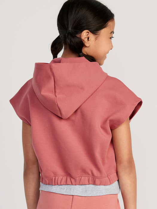 Dolman-Sleeve Dynamic Fleece Performance Pullover Hoodie for Girls