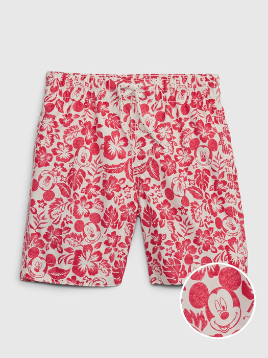 babyGap &#124 Disney 100% Recycled Mickey Mouse Swim Trunks