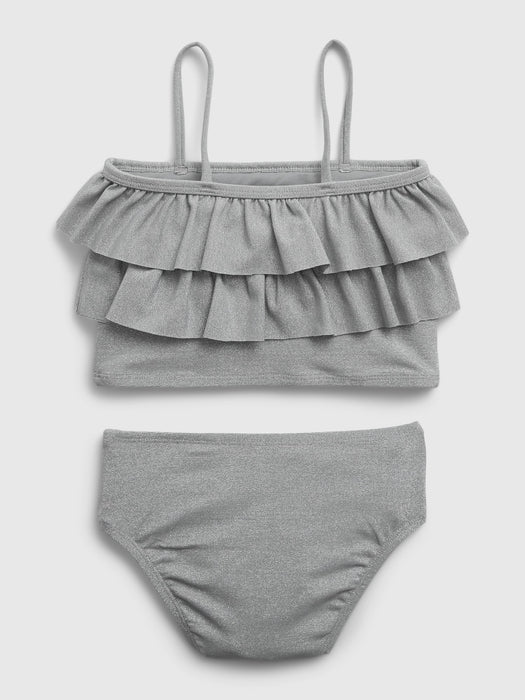 Toddler Shiny Tankini Swim Two-Piece