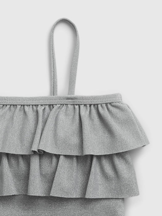 Toddler Shiny Tankini Swim Two-Piece