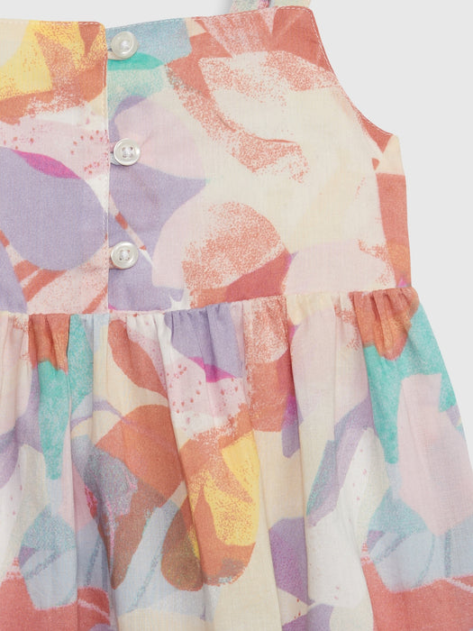 Toddler Floral Peplum Tank Top