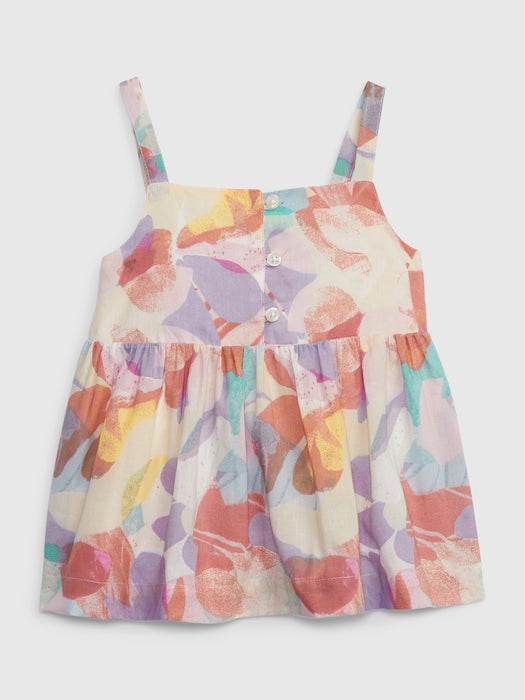 Toddler Floral Peplum Tank Top