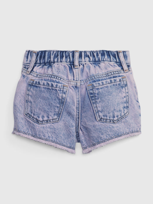 Toddler Stride Denim Shorts with Washwell