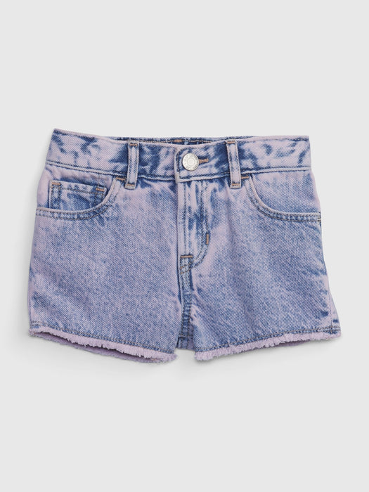 Toddler Stride Denim Shorts with Washwell