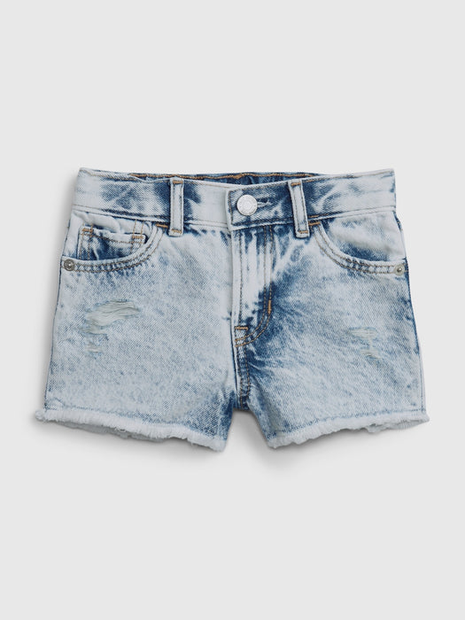 Toddler Stride Denim Shorts with Washwell